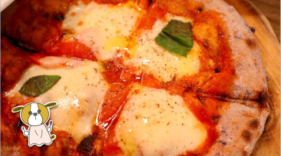 イソップの台所 スパゲティランチAのピザ